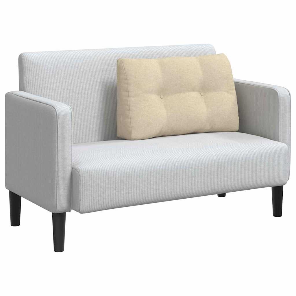 VidaXL Rugkussen Crème 80 x 24 x 50 cm Stof