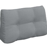 VidaXL Rugkussen Lichtgrijs 80 x 24 x 50 cm Stof