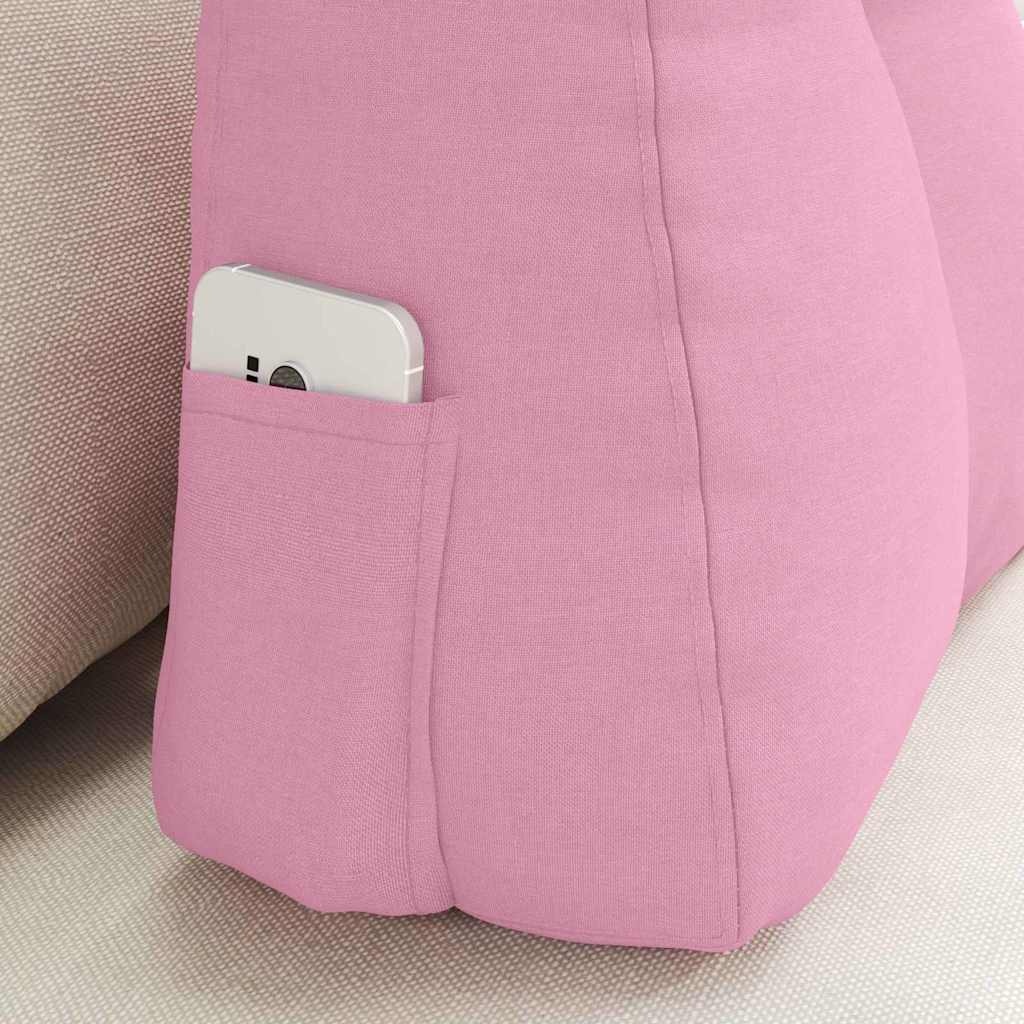 VidaXL Rugkussen Roze 60 x 24 x 50 cm Stof