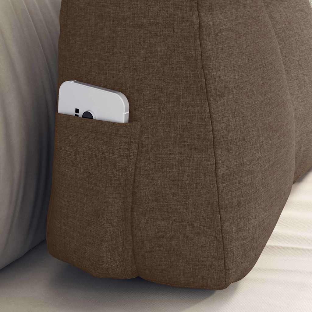 VidaXL Rugkussen Bruin 60 x 24 x 50 cm Stof