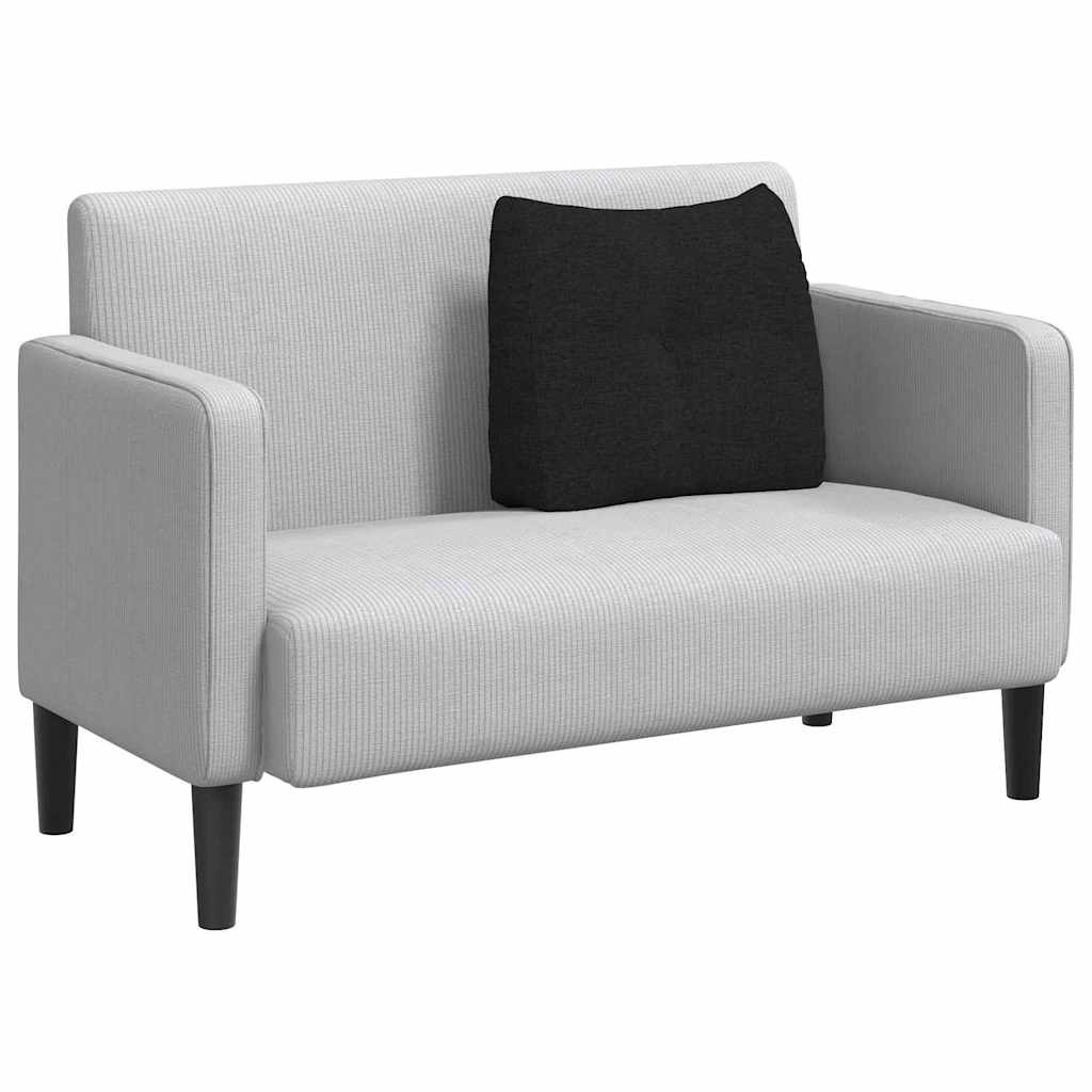 VidaXL Rugkussen Zwart 60 x 24 x 50 cm Stof