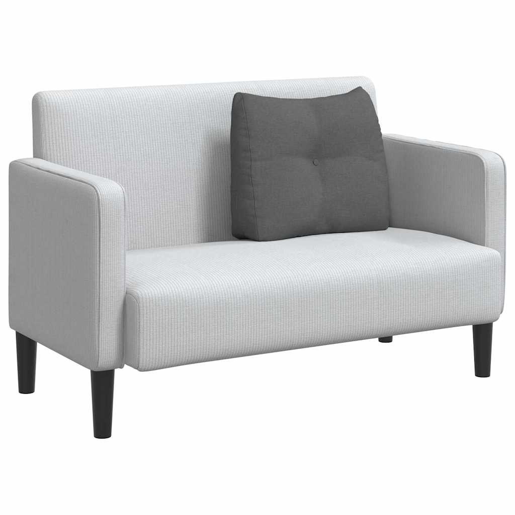 VidaXL Rugkussen Donkergrijs 60 x 24 x 50 cm Stof