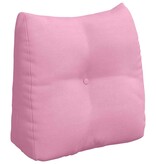 VidaXL Rugkussen Roze 45 x 24 x 50 cm Stof