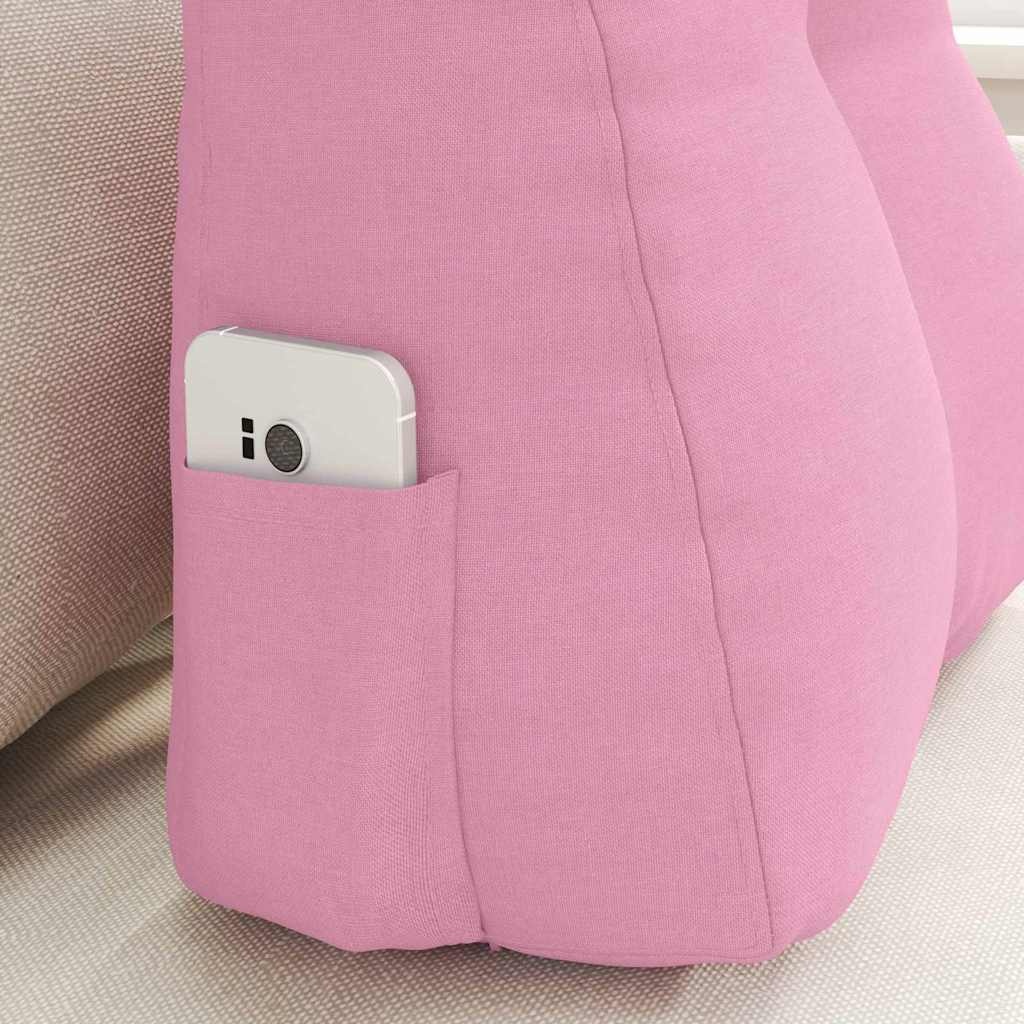 VidaXL Rugkussen Roze 45 x 24 x 50 cm Stof
