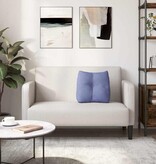 VidaXL Rugkussen Jeans Blauw 45 x 24 x 50 cm Stof