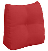 VidaXL Rugkussen Rood 45 x 24 x 50 cm Stof