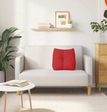 VidaXL Rugkussen Rood 45 x 24 x 50 cm Stof