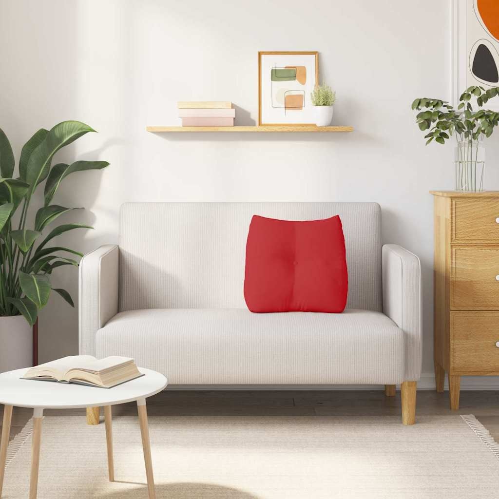 VidaXL Rugkussen Rood 45 x 24 x 50 cm Stof