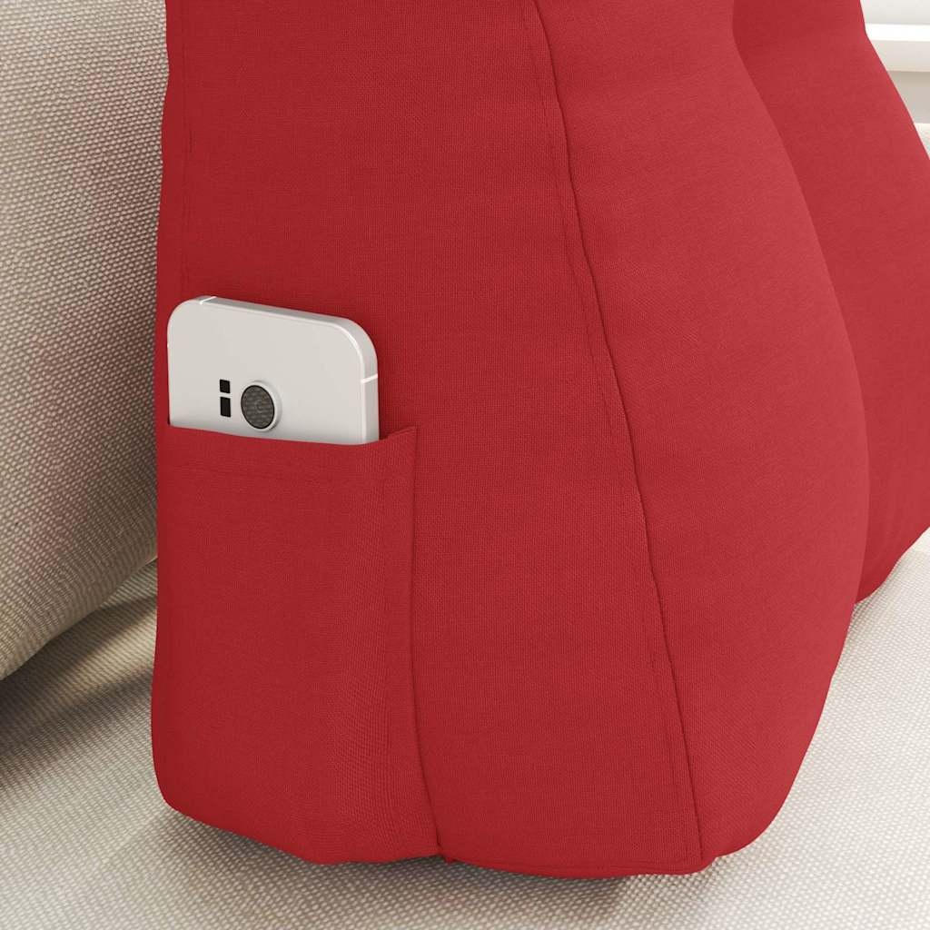 VidaXL Rugkussen Rood 45 x 24 x 50 cm Stof