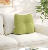 VidaXL Rugkussen Lichtgroen 45 x 24 x 50 cm Stof