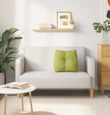 VidaXL Rugkussen Lichtgroen 45 x 24 x 50 cm Stof