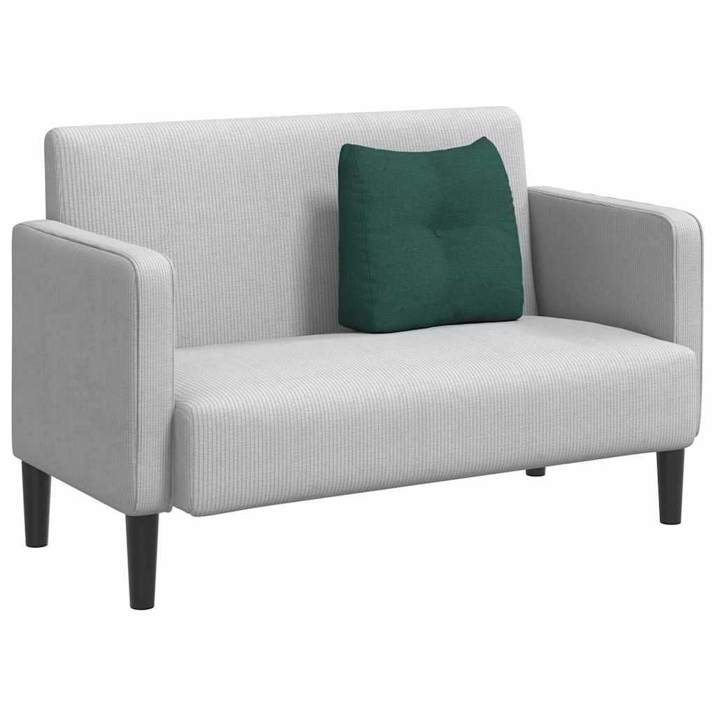 VidaXL Rugkussen Donkergroen 45 x 24 x 50 cm Stof