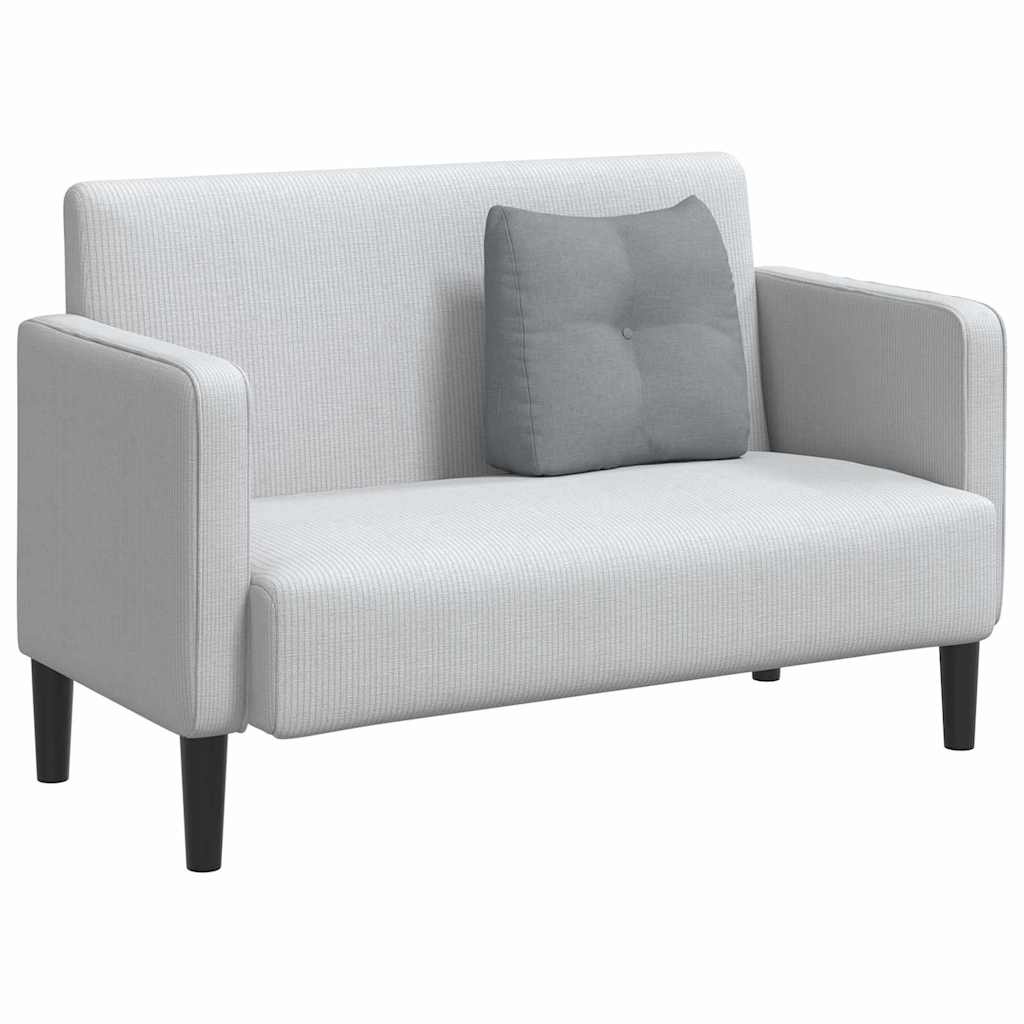 VidaXL Rugkussen Lichtgrijs 45 x 24 x 50 cm Stof