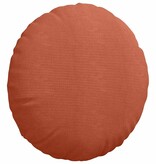 VidaXL Zitkussens 2 pcs Rood-oranje Ø 80 cm Katoen Stof