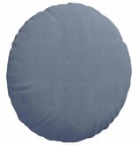 VidaXL Zitkussens 2 pcs Blauw Ø 80 cm Katoen Stof