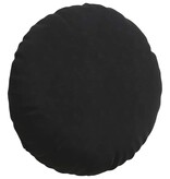 VidaXL Zitkussens 2 pcs Zwart Ø80 x 29 cm Fluweel