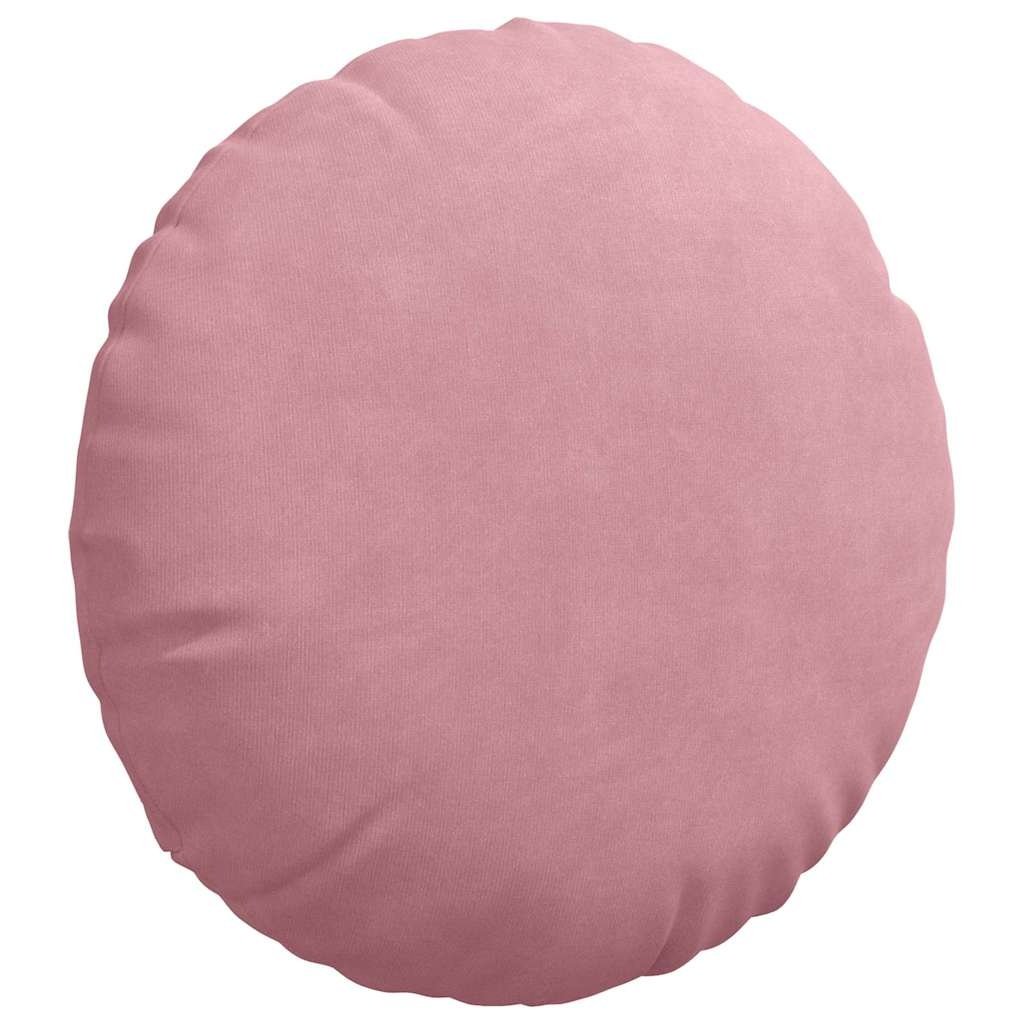 VidaXL Zitkussens 2 pcs Roze Ø80 x 29 cm Fluweel