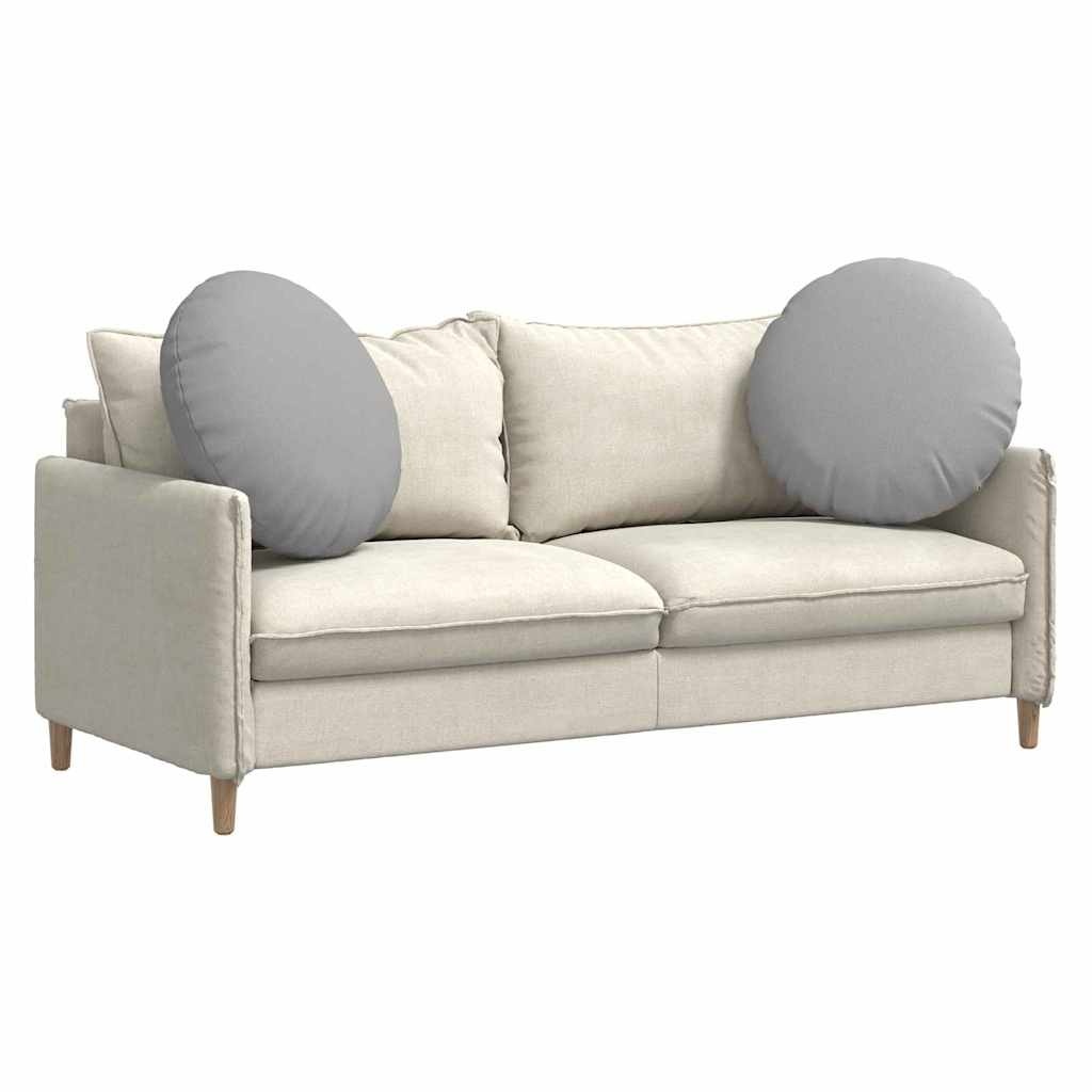 VidaXL Zitkussens 2 pcs Wolkengrijs Ø80 x 29 cm Stof