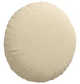 VidaXL Zitkussens 2 pcs Crème Ø80 x 29 cm Stof