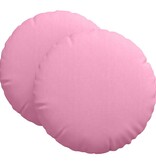 VidaXL Zitkussens 2 pcs Roze Ø60 x 21 cm Stof