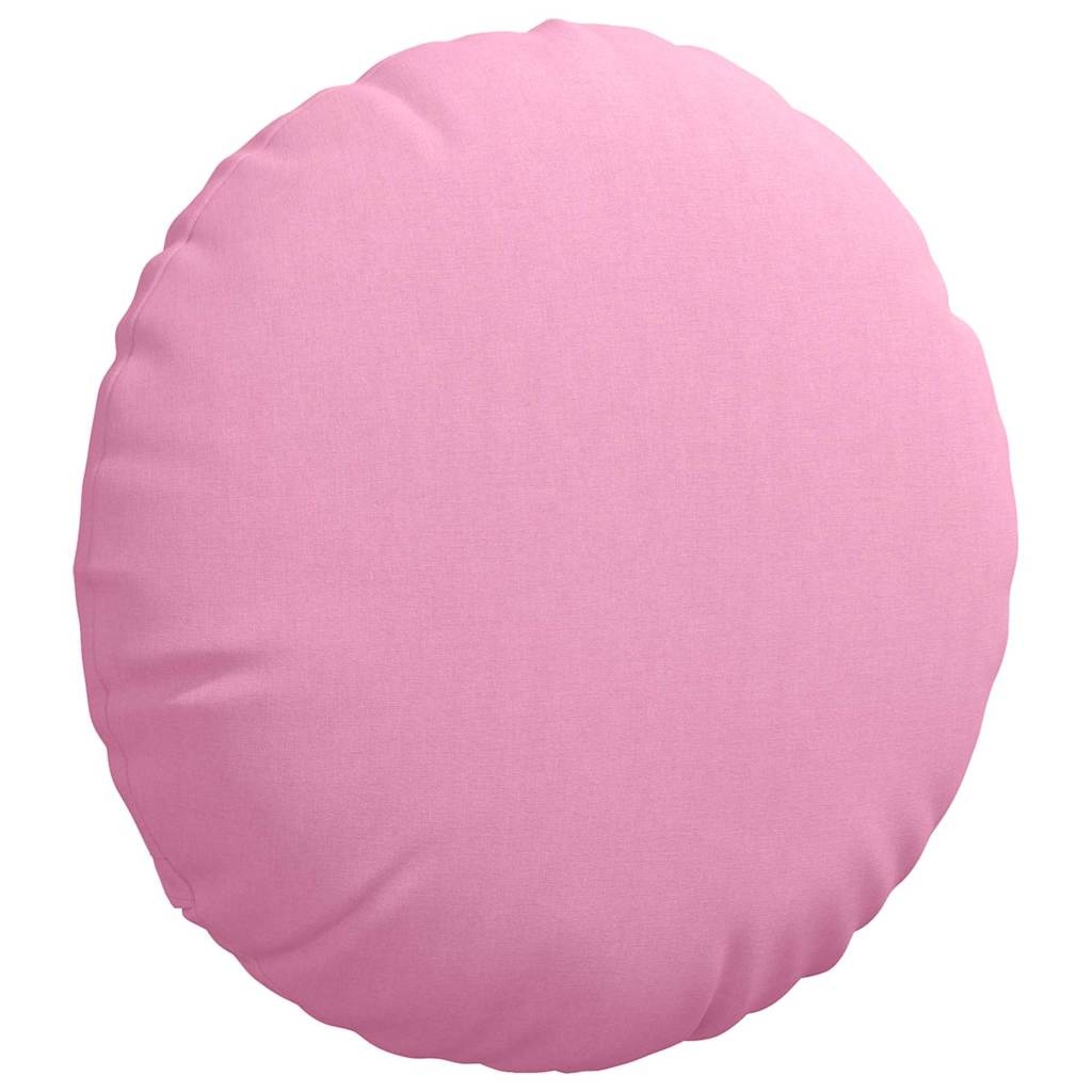 VidaXL Zitkussens 2 pcs Roze Ø60 x 21 cm Stof