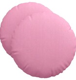 VidaXL Zitkussens 2 pcs Roze Ø50 x 19 cm Stof