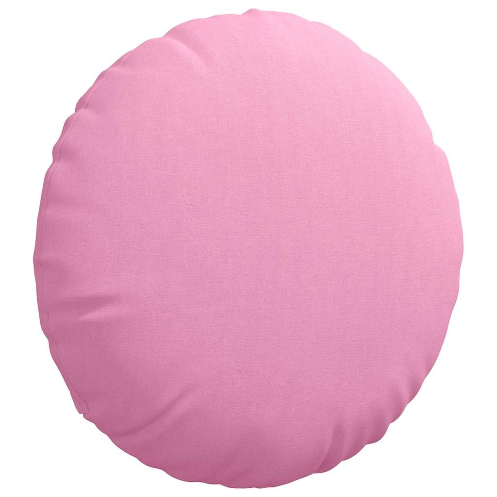 VidaXL Zitkussens 2 pcs Roze Ø50 x 19 cm Stof