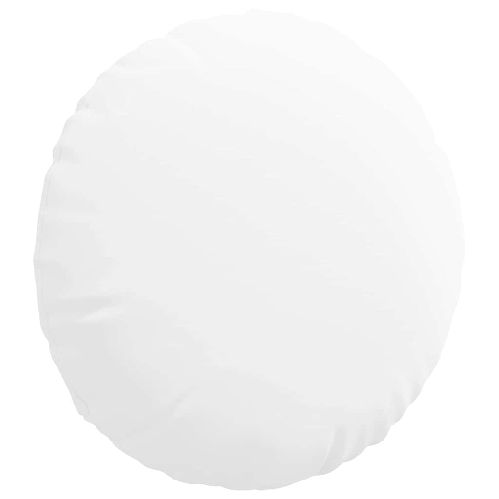 VidaXL Zitkussens 2 pcs Wit Ø50 x 19 cm Stof