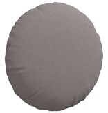 VidaXL Zitkussens 2 pcs Taupe Ø50 x 19 cm Stof