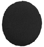 VidaXL Zitkussens 2 pcs Zwart Ø50 x 19 cm Stof