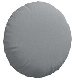 VidaXL Zitkussens 2 pcs Lichtgrijs Ø50 x 19 cm Stof