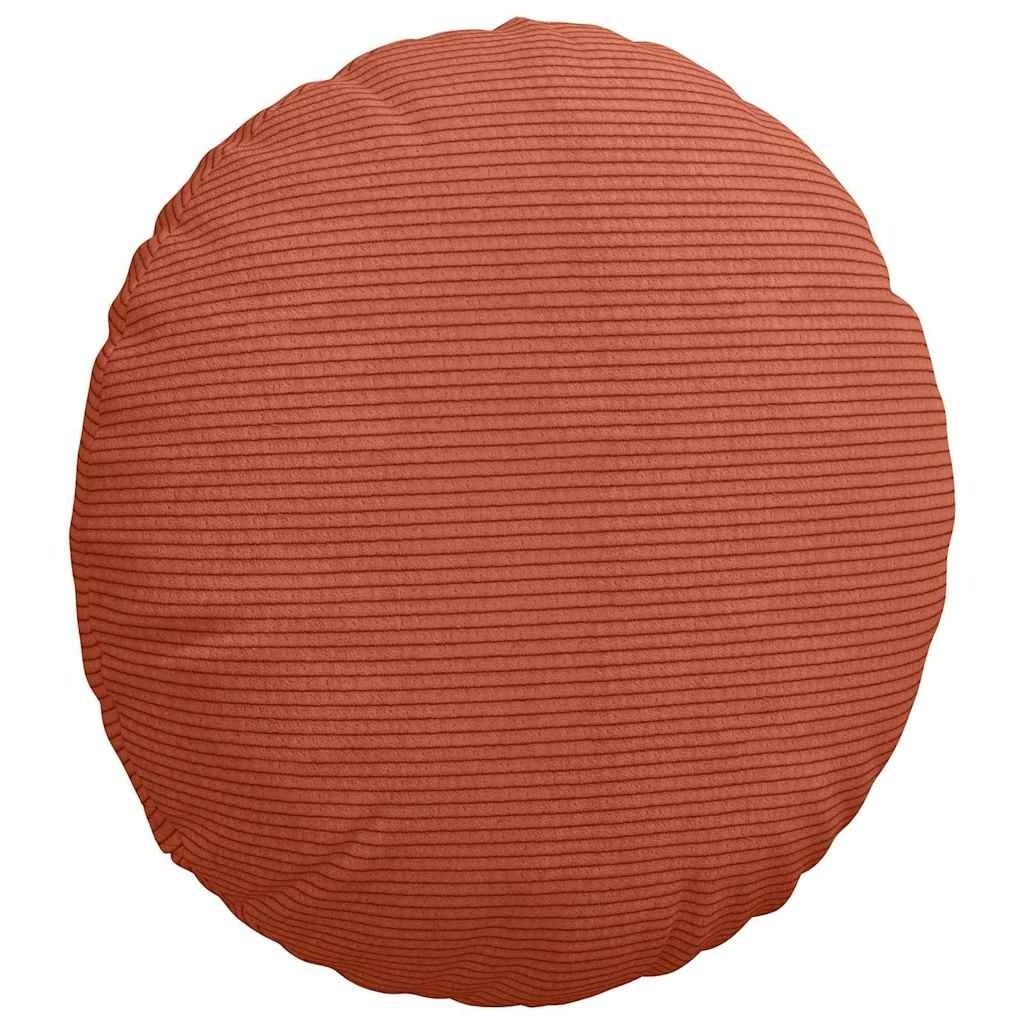 VidaXL Zitkussens 2 pcs Rood-oranje Ø 40 cm Katoen Stof