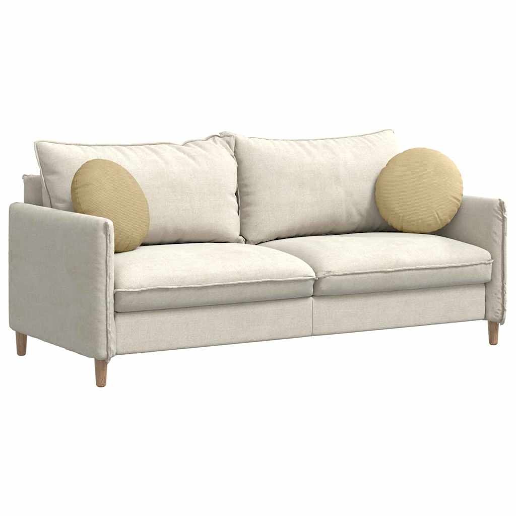 VidaXL Zitkussens 2 pcs Grijs groen Ø 40 cm Katoen Stof