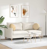 VidaXL Zitkussens 2 pcs Grijs groen Ø 40 cm Katoen Stof