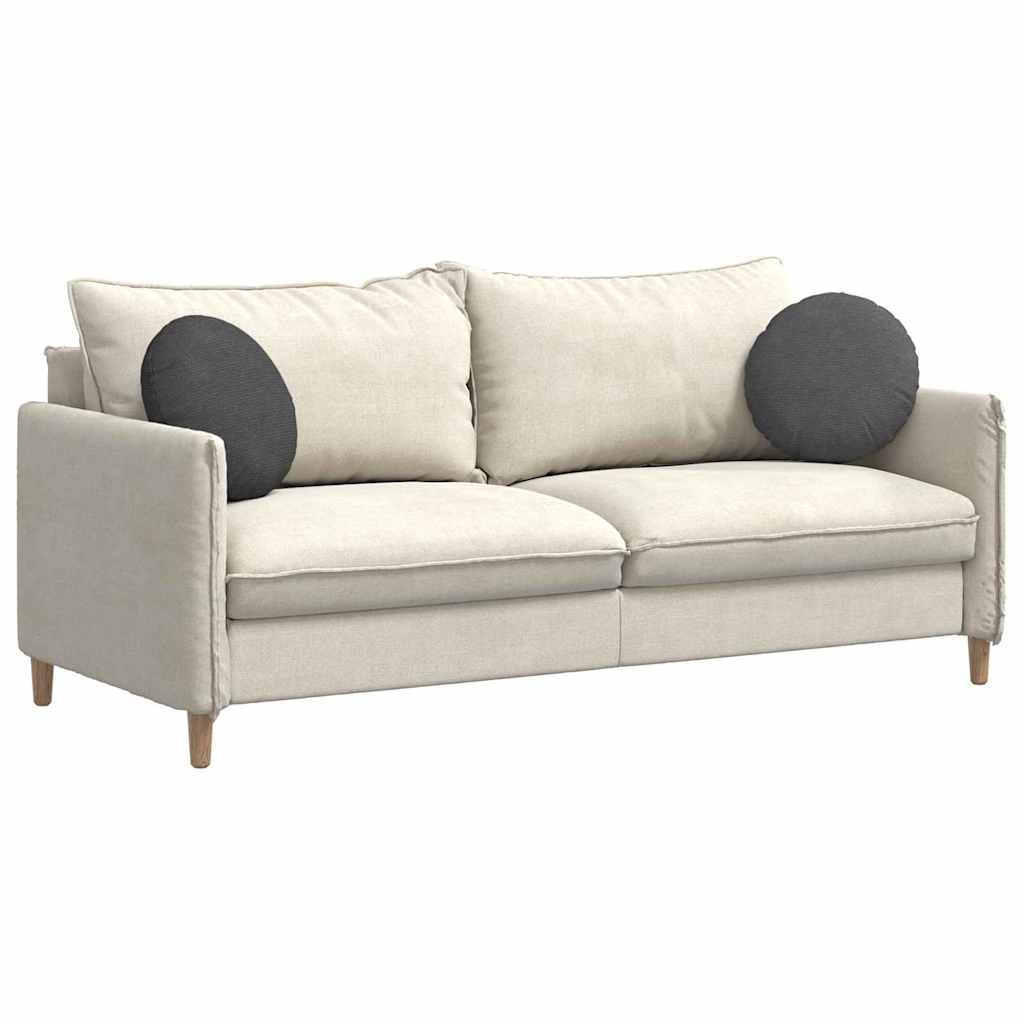 VidaXL Zitkussens 2 pcs Donkergrijs Ø 40 cm Katoen Stof