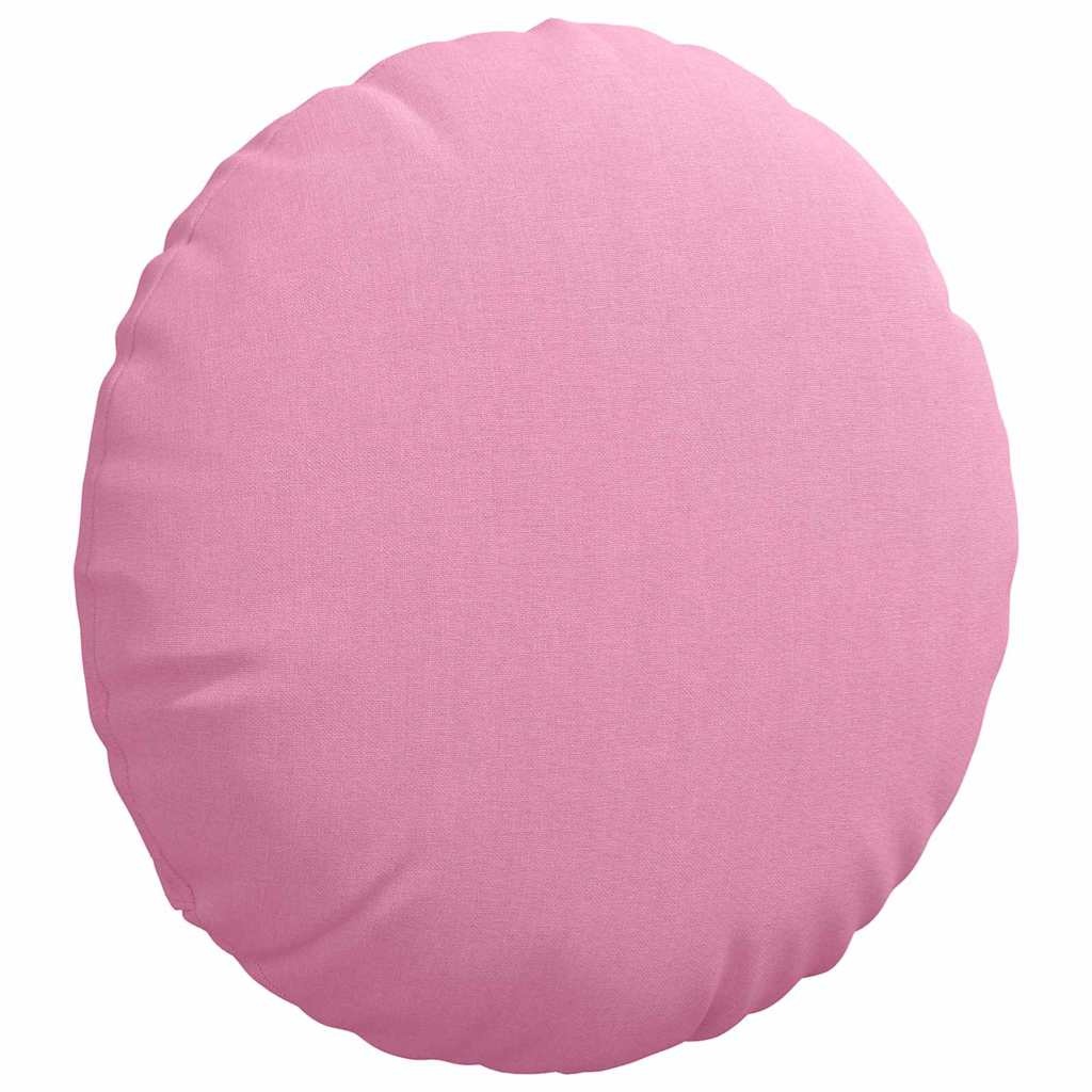 VidaXL Zitkussens 2 pcs Roze Ø40 x 13 cm Stof