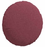 VidaXL Zitkussens 2 pcs Wijnrood Ø40 x 13 cm Stof