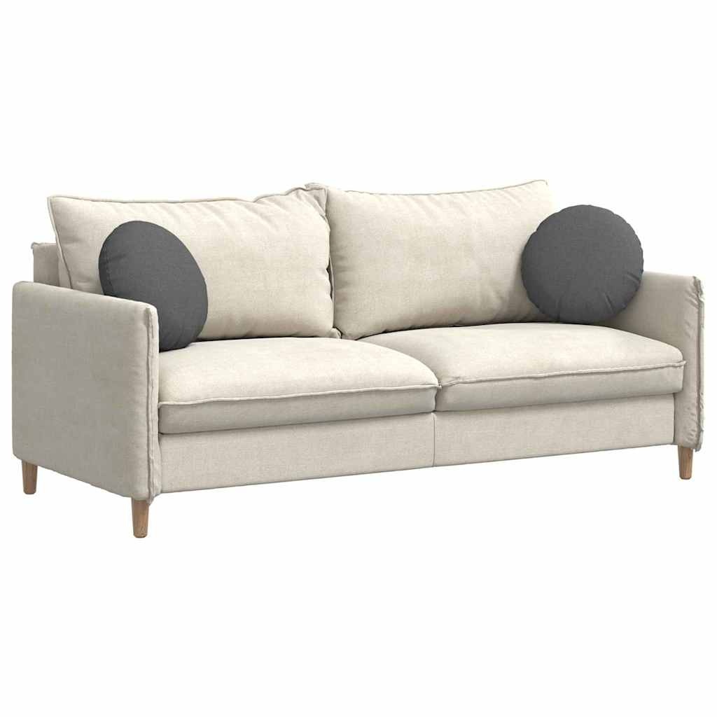 VidaXL Zitkussens 2 pcs Donkergrijs Ø40 x 13 cm Stof