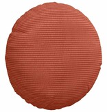 VidaXL Zitkussens 2 pcs Rood-oranje Ø 30 cm Katoen Stof