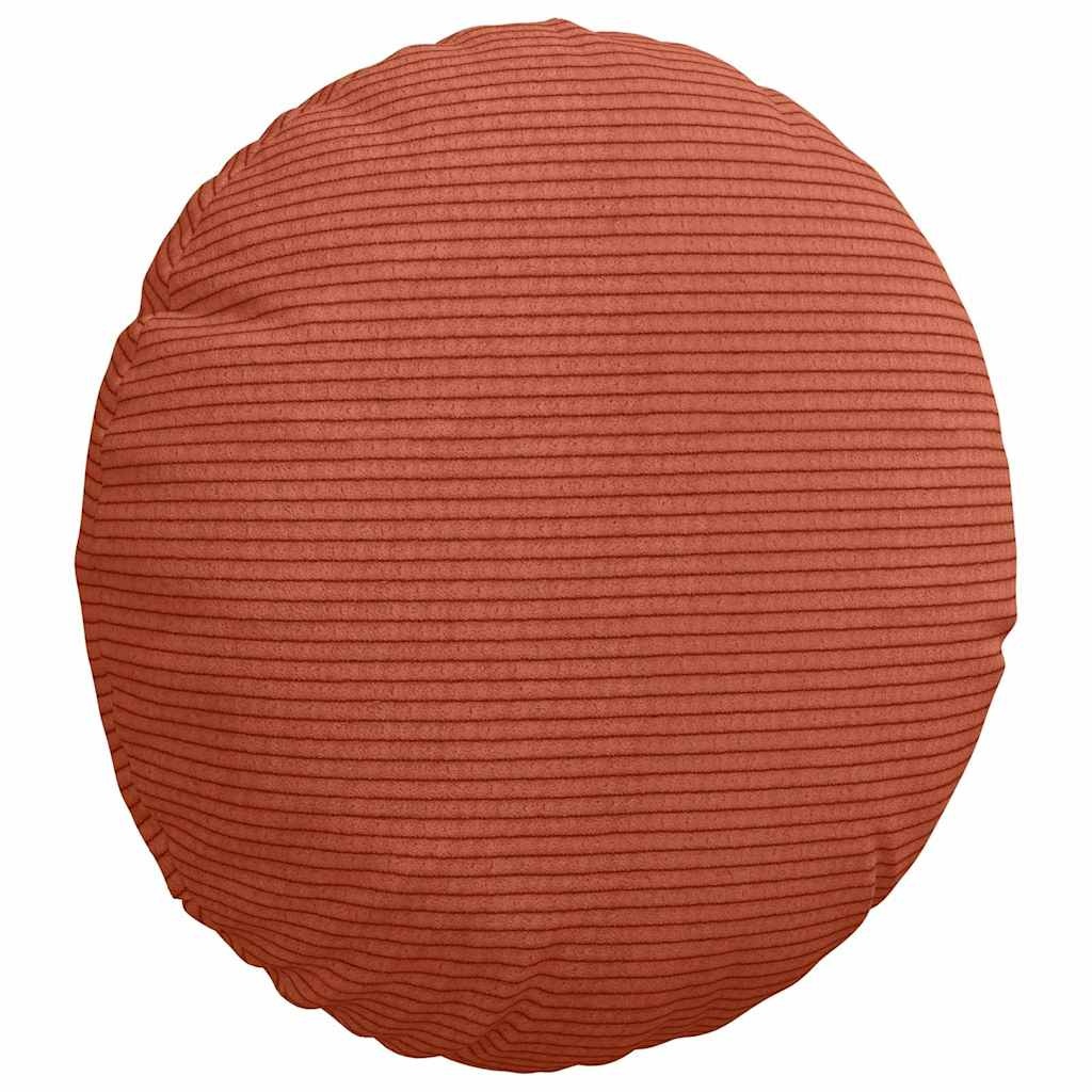 VidaXL Zitkussens 2 pcs Rood-oranje Ø 30 cm Katoen Stof