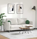 VidaXL Zitkussens 2 pcs Donkergroen Ø 30 cm Katoen Stof