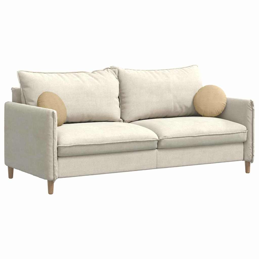 VidaXL Zitkussens 2 pcs Grijs groen Ø 30 cm Katoen Stof