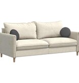 VidaXL Zitkussens 2 pcs Donkergrijs Ø 30 cm Katoen Stof