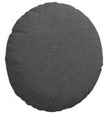 VidaXL Zitkussens 2 pcs Donkergrijs Ø 30 cm Katoen Stof