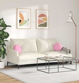 VidaXL Zitkussens 2 pcs Roze Ø30 x 13 cm Stof