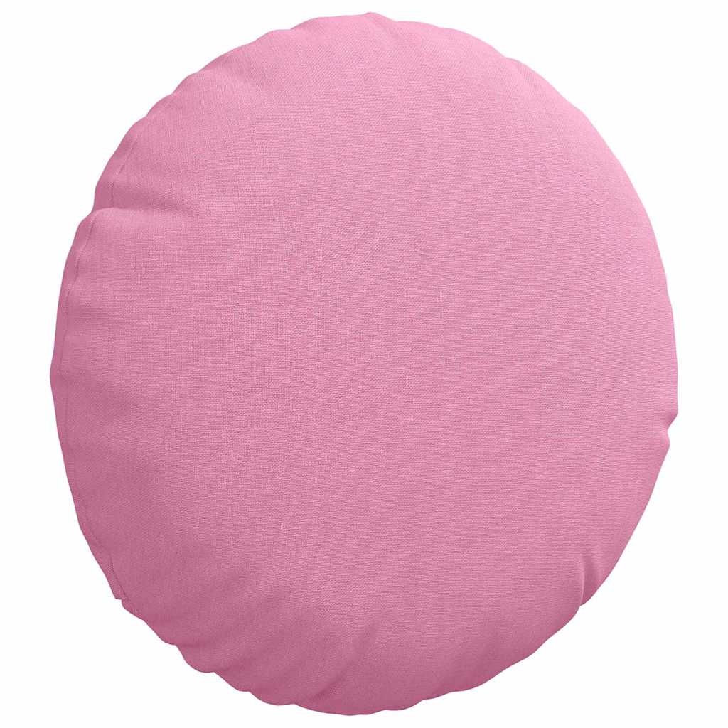 VidaXL Zitkussens 2 pcs Roze Ø30 x 13 cm Stof
