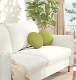 VidaXL Zitkussens 2 pcs Lichtgroen Ø30 x 13 cm Stof