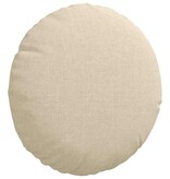 VidaXL Zitkussens 2 pcs Crème Ø30 x 13 cm Stof