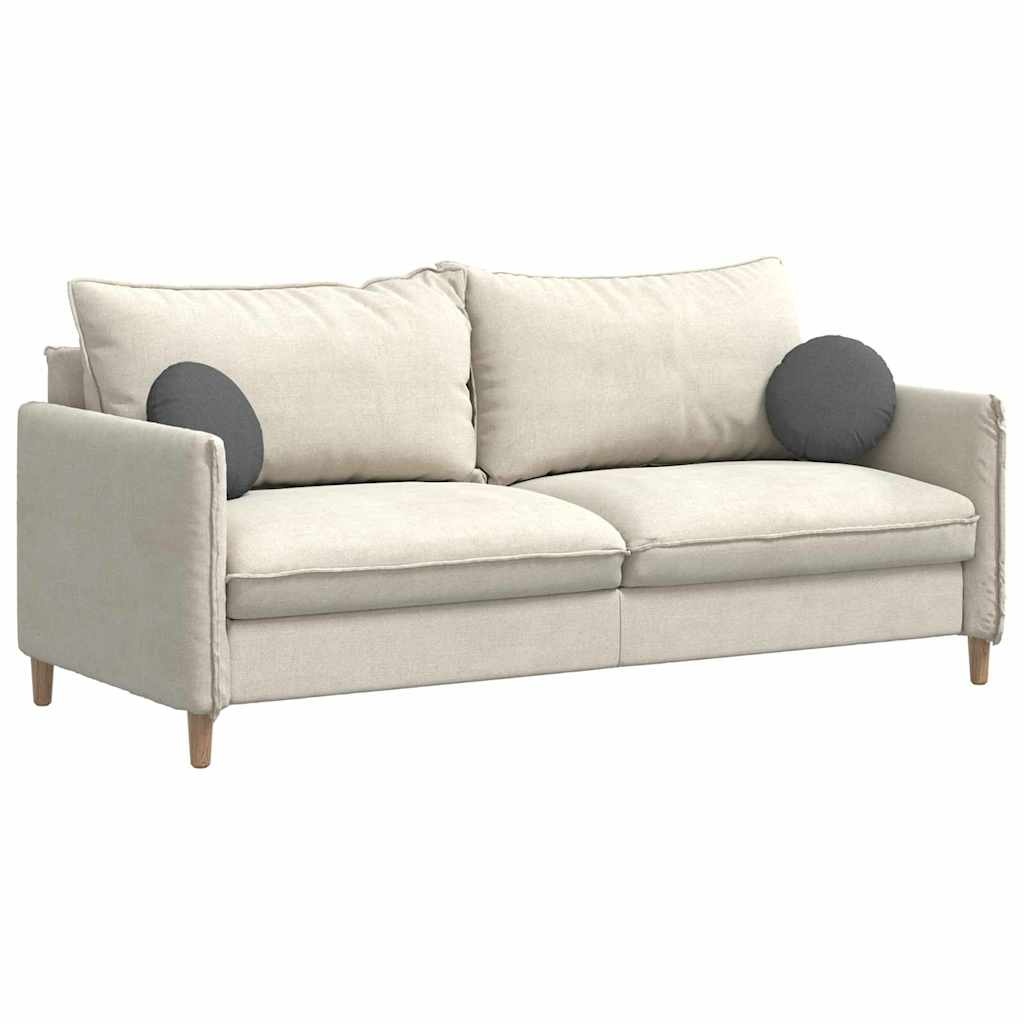 VidaXL Zitkussens 2 pcs Donkergrijs Ø30 x 13 cm Stof