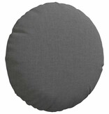 VidaXL Zitkussens 2 pcs Donkergrijs Ø30 x 13 cm Stof